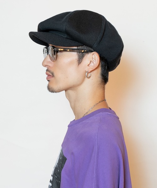 CA4LA(カシラ)の「PATCHY BIG CAS(キャスケット・メンズ・ネイビー/グレー/ブラック・ONESIZE)」の11枚目の写真