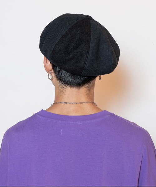 CA4LA(カシラ)の「PATCHY BIG CAS(キャスケット・メンズ・ネイビー/グレー/ブラック・ONESIZE)」の12枚目の写真