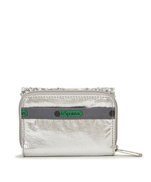 LeSportsac（レスポートサック）の「3FOLD WALLET プラチナムプラネットW（財布・レディース・シルバー・FREE）」の4枚目の写真