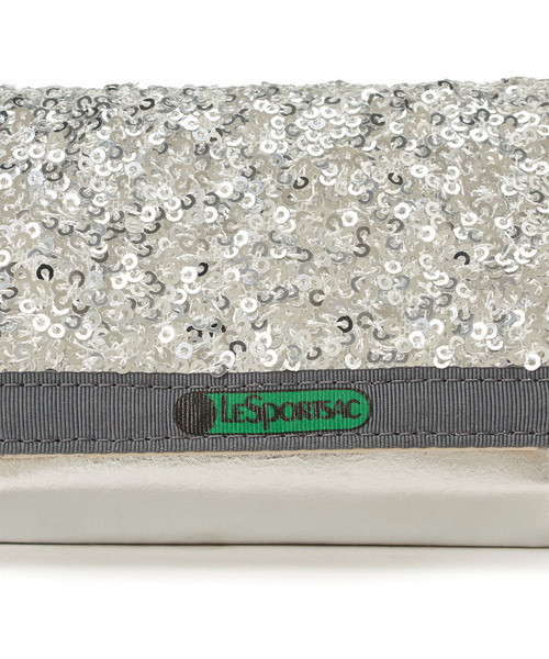 LeSportsac（レスポートサック）の「3FOLD WALLET プラチナムプラネットW（財布・レディース・シルバー・FREE）」の9枚目の写真