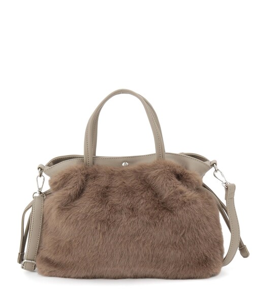 Sunauna(スーナウーナ)の「【2WAY】トートバック(トートバッグ・レディース・ブラック/ベージュ・00)」の2枚目の写真