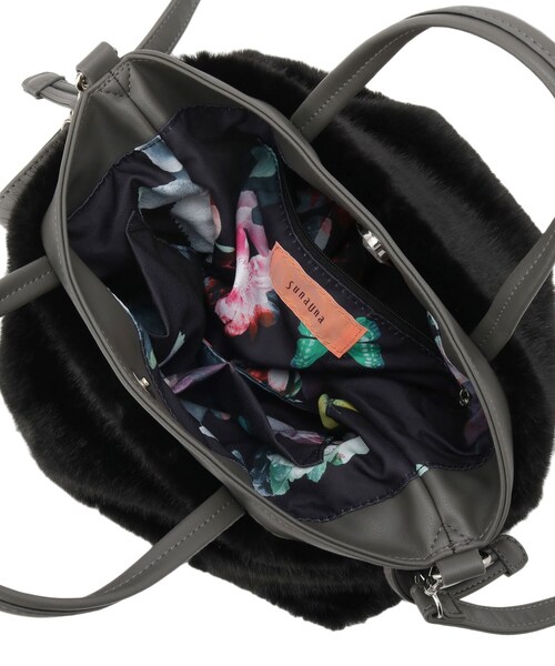 Sunauna(スーナウーナ)の「【2WAY】トートバック(トートバッグ・レディース・ブラック/ベージュ・00)」の8枚目の写真