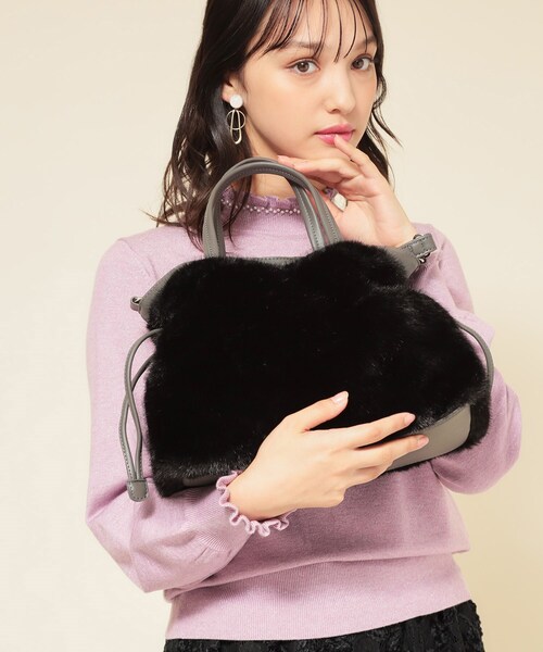 Sunauna(スーナウーナ)の「【2WAY】トートバック(トートバッグ・レディース・ブラック/ベージュ・00)」の13枚目の写真