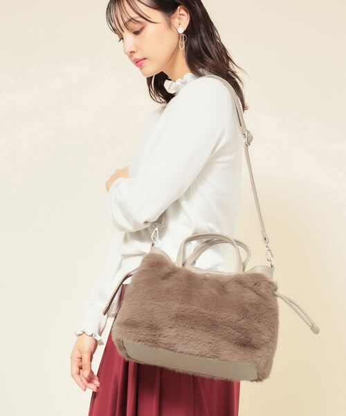 Sunauna(スーナウーナ)の「【2WAY】トートバック(トートバッグ・レディース・ブラック/ベージュ・00)」の15枚目の写真