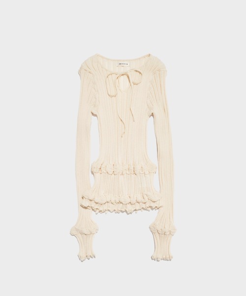 OPEN SESAME CLUB（オープンセサミクラブ）の「別注 flow tops（Tシャツ/カットソー・レディース・アイボリー/グレー/ブラック・FREE）」の2枚目の写真