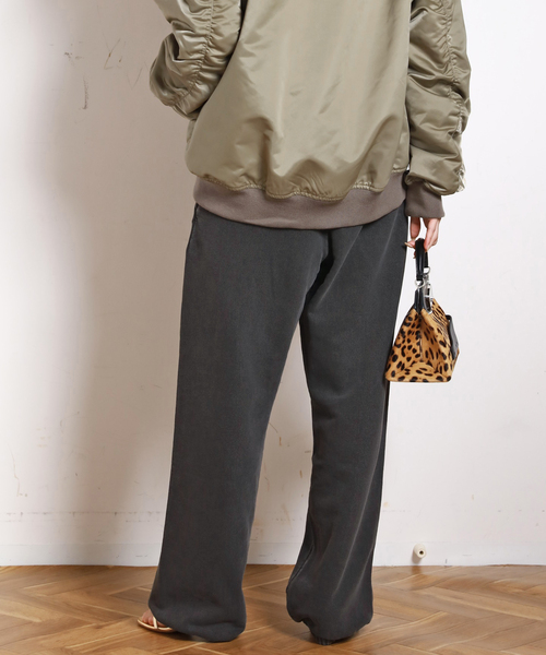 AP STUDIO（エーピーストゥディオ）の「【StandAlone/スタンド アローン】BACK SWEAT JOGGER PANT（スウェットパンツ・レディース・スミクロ・FREE）」の4枚目の写真