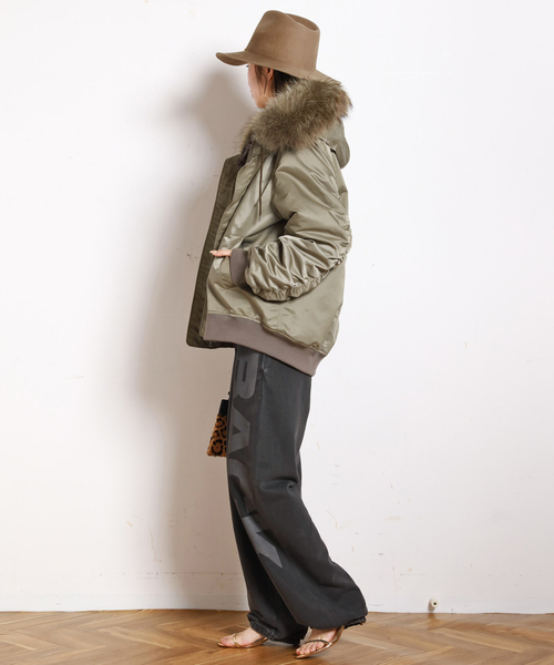 AP STUDIO（エーピーストゥディオ）の「【StandAlone/スタンド アローン】BACK SWEAT JOGGER PANT（スウェットパンツ・レディース・スミクロ・FREE）」の6枚目の写真