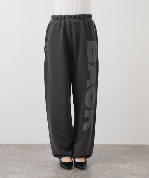 AP STUDIO（エーピーストゥディオ）の「【StandAlone/スタンド アローン】BACK SWEAT JOGGER PANT（スウェットパンツ・レディース・スミクロ・FREE）」の11枚目の写真