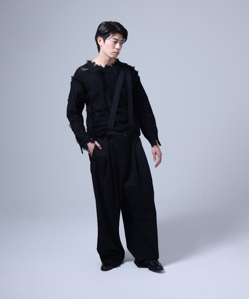 Ruze（ルゼ）の「Suspender wide pants / サスペンダー ワイドパンツ（その他パンツ・メンズ・ブラック・FREE）」の12枚目の写真