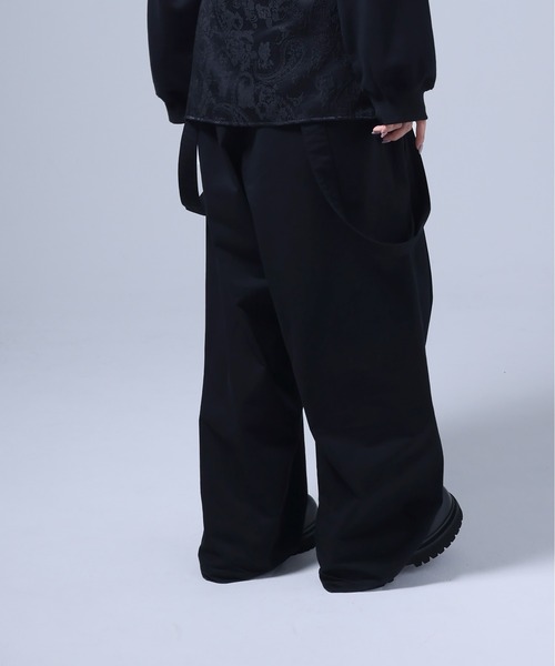 Ruze（ルゼ）の「Suspender wide pants / サスペンダー ワイドパンツ（その他パンツ・メンズ・ブラック・FREE）」の4枚目の写真