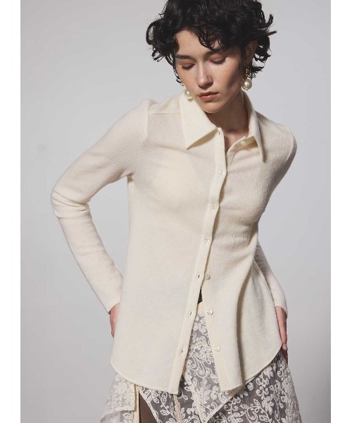 コエル（COEL）/ジャガードレースシャツ セール】ジャガードレースシャツ（シャツ/ブラウス）｜COEL（コエル