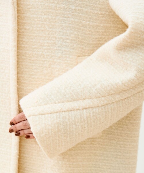 アルパカモアルー グレースコート（チェスターコート）｜TOMORROWLAND