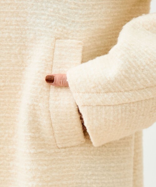 アルパカモアルー グレースコート（チェスターコート）｜TOMORROWLAND