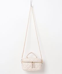 ［ALTROSE/アルトローズ］合皮 レザー スエード キルティング バニティバッグ 3WAY ショルダーバッグ ハンドバッグ