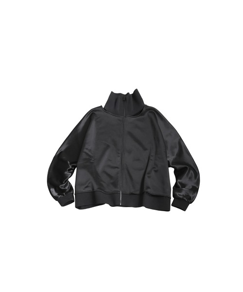 antiqua(アンティカ)の「サテン 裏毛 ブルゾン(ブルゾン・レディース・ブラック/グレー・ONESIZE)」の22枚目の写真
