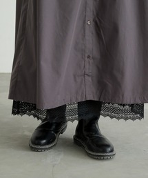 n'OrLABEL | 『あったか裏起毛レースペチワンピース』(ワンピース)