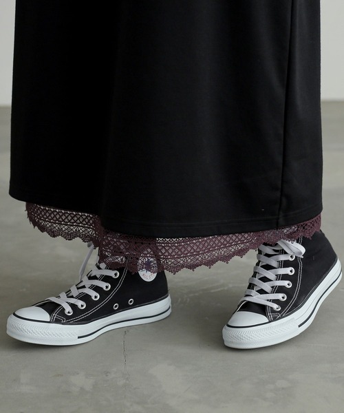 n'OrLABEL（ノアールレーベル）の「『あったか裏起毛レースペチワンピース』（ワンピース・レディース・ブラウン/ブラック/アイボリー・1/2）」の9枚目の写真