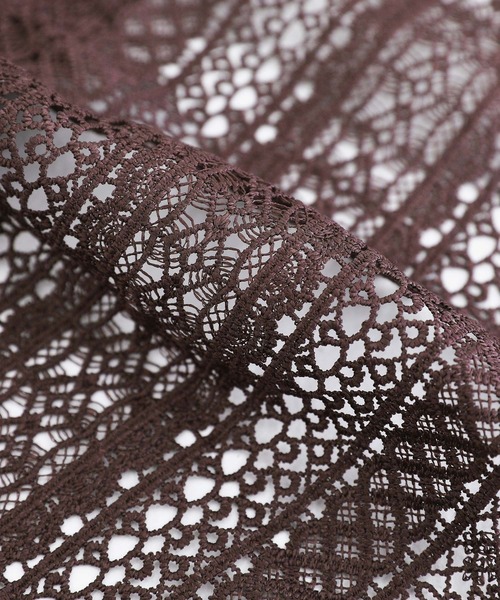 n'OrLABEL（ノアールレーベル）の「『あったか裏起毛レースペチワンピース』（ワンピース・レディース・ブラウン/ブラック/アイボリー・1/2）」の22枚目の写真