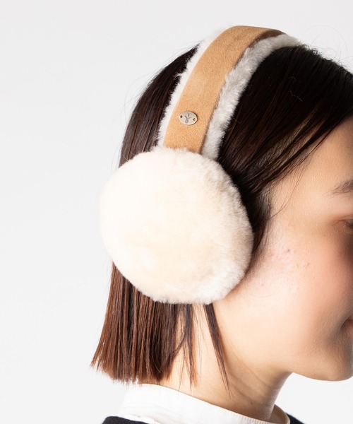 EMU Australia（エミューオーストラリア）の「EMU Angahook Earmuff エミュー イヤーマフ（イヤーマフ・レディース・キャメル/ブラック/ブラウン系1・FREE）」の5枚目の写真
