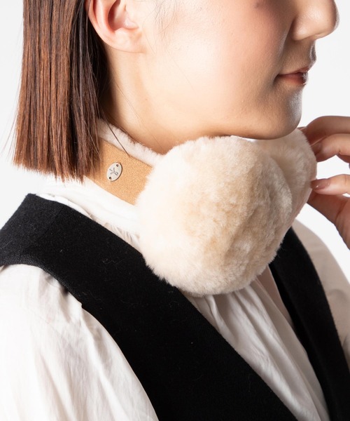 EMU Australia（エミューオーストラリア）の「EMU Angahook Earmuff エミュー イヤーマフ（イヤーマフ・レディース・キャメル/ブラック/ブラウン系1・FREE）」の6枚目の写真
