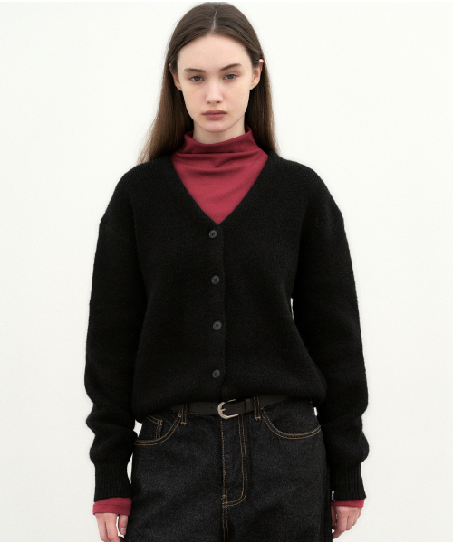 NICK&NICOLE(ニックアンドニコール)の「BOKASHI SWEATER CARDIGAN_BLACK(カーディガン/ボレロ・レディース・その他・FREE)」の1枚目の写真