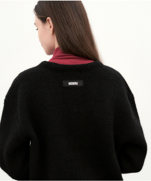 NICK&NICOLE(ニックアンドニコール)の「BOKASHI SWEATER CARDIGAN_BLACK(カーディガン/ボレロ・レディース・その他・FREE)」の3枚目の写真