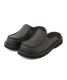 DNSR（ディーエヌエスアール）の「マンモス サピアノ ミュール ブラック（サンダル）」