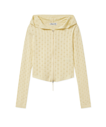 Midnight Move | fl hood cardigan (yellow)(カーディガン/ボレロ)