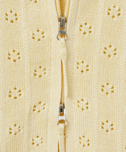 Midnight Move（ミッドナイトムーブ）の「fl hood cardigan (yellow)（カーディガン/ボレロ・レディース・その他・FREE）」の2枚目の写真