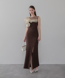 Leja｜レジャのドレス（ブラウン/茶色系）通販 - ZOZOTOWN