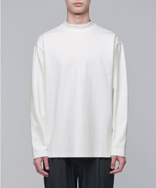 MUSINSA STANDARD（ムシンサスタンダード）の「フォンテモックネック長袖Tシャツ[クリーム]（Tシャツ/カットソー・メンズ・その他・SMALL/MEDIUM/LARGE/X-LARGE/XX-LARGE/XXX-LARGE）」の3枚目の写真