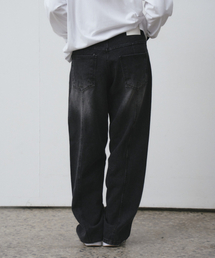 THE GREEN LAB（ザグリーンラボ）の「エンジニアードワイドフィットデニム[ブラック]（デニムパンツ）」