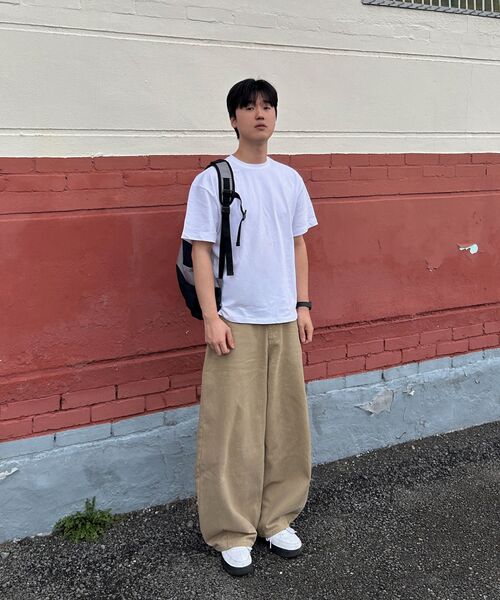 TOFFEE(トフィー)の「ベーシックハーフクロップTシャツ(ホワイト)(Tシャツ/カットソー・メンズ・その他・SMALL/MEDIUM/LARGE/X-LARGE)」の10枚目の写真