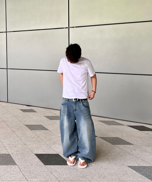 TOFFEE(トフィー)の「ベーシックハーフクロップTシャツ(ホワイト)(Tシャツ/カットソー・メンズ・その他・SMALL/MEDIUM/LARGE/X-LARGE)」の11枚目の写真