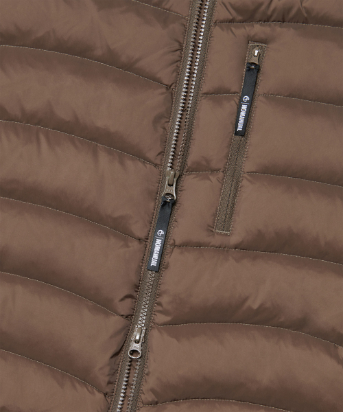 NOMANUAL(NOMANUAL)の「CREST LIGHT DUCK DOWN - DEEP BROWN(ダウンジャケット/コート・レディース・その他・SMALL/MEDIUM/LARGE/X-LARGE)」の7枚目の写真