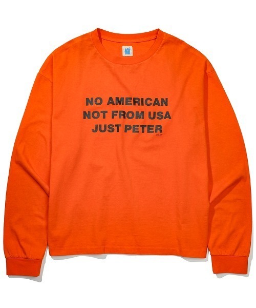Teem Store（チームストア）の「JUST PETER T-SHIRTS / フロントプリントロンT（Tシャツ/カットソー・レディース・オレンジ・F）」の9枚目の写真