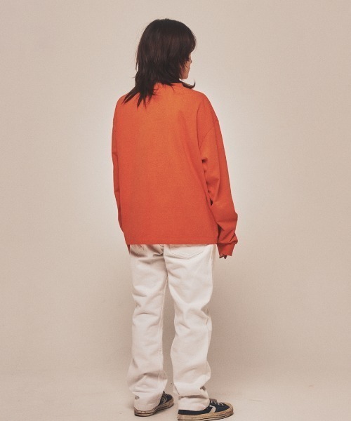 Teem Store（チームストア）の「JUST PETER T-SHIRTS / フロントプリントロンT（Tシャツ/カットソー・レディース・オレンジ・F）」の5枚目の写真