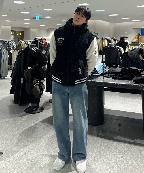 CHASECULT（チェイスカルト）の「共用ボア配色フードジップアップ-ブラック（その他アウター・メンズ・ブラック・100/105/90/95）」の6枚目の写真