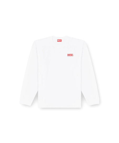 DIESEL（ディーゼル）の「メンズ 長袖Tシャツ T-BOXT-LS-BISK（Tシャツ/カットソー・メンズ・ホワイト系その他/ブラック/グレー・XXX-LARGE/MEDIUM/LARGE/SMALL/X-LARGE/X-SMALL/XX-LARGE）」の7枚目の写真