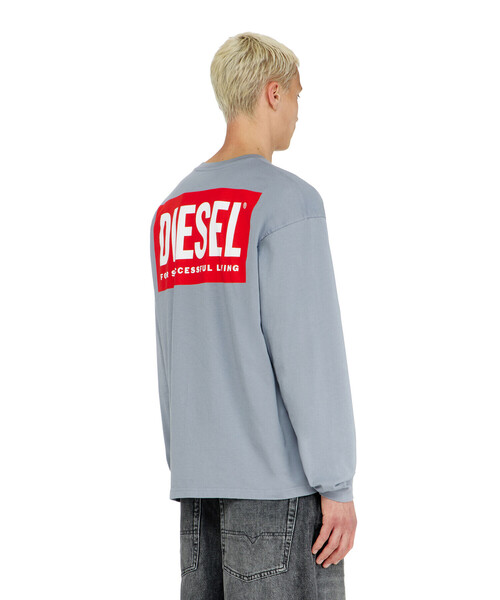 DIESEL(ディーゼル)の「メンズ 長袖Tシャツ T-BOXT-LS-BISK(Tシャツ/カットソー・メンズ・ホワイト系その他/ブラック/グレー/ライトグレー・XXX-LARGE/MEDIUM/LARGE/SMALL/X-LARGE/X-SMALL/XX-LARGE)」の17枚目の写真