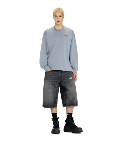 DIESEL(ディーゼル)の「メンズ 長袖Tシャツ T-BOXT-LS-BISK(Tシャツ/カットソー・メンズ・ホワイト系その他/ブラック/グレー/ライトグレー・XXX-LARGE/MEDIUM/LARGE/SMALL/X-LARGE/X-SMALL/XX-LARGE)」の18枚目の写真