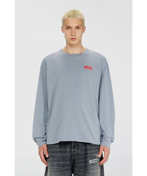 DIESEL(ディーゼル)の「メンズ 長袖Tシャツ T-BOXT-LS-BISK(Tシャツ/カットソー・メンズ・ホワイト系その他/ブラック/グレー/ライトグレー・XXX-LARGE/MEDIUM/LARGE/SMALL/X-LARGE/X-SMALL/XX-LARGE)」の22枚目の写真