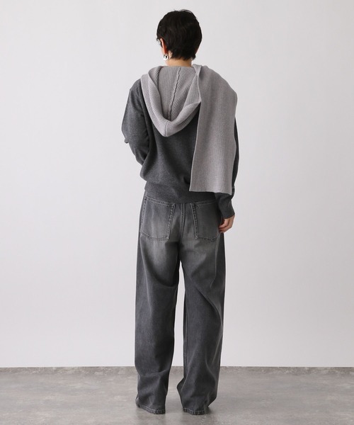 studio CLIP(スタディオクリップ)の「《ウタオ》スウェットライクフード(マフラー・レディース・グレー/ライトブルー/サンドグレー・FREE)」の12枚目の写真