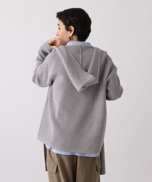 studio CLIP(スタディオクリップ)の「《ウタオ》スウェットライクフード(マフラー・レディース・グレー/ライトブルー/サンドグレー・FREE)」の16枚目の写真