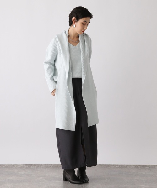 studio CLIP(スタディオクリップ)の「《ウタオ》スウェットライクフード(マフラー・レディース・グレー/ライトブルー/サンドグレー・FREE)」の19枚目の写真