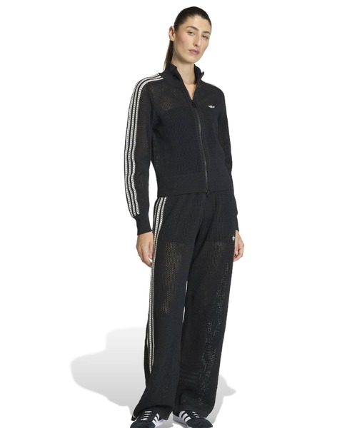 adidas KNITTED CROCHET FIREBIRD TRACK TOP / アディダス ニット