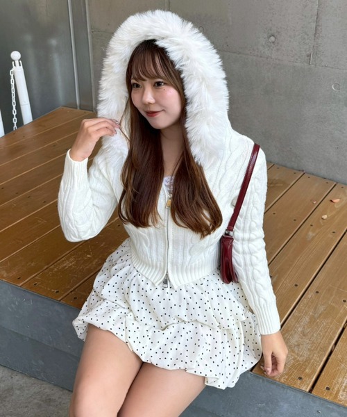 ケーブルファーPK（ニット/セーター）｜continuer de NICE CLAUP