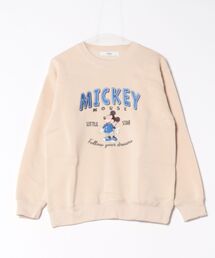 【 Disney 】 裏起毛クルーネックスウェット 25W11