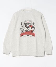 【 Disney 】 裏起毛クルーネックスウェット 25W11