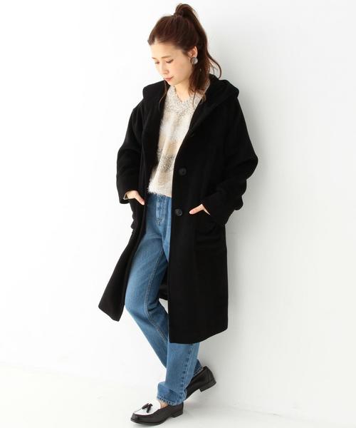 Another Edition（アナザーエディション）の「異素材ミックス配色Vネックプルオーバー/AEFC　イソザイMIXハイショク VPO（ニット/セーター・レディース・ライトグレー/ベージュ・FREE）」の13枚目の写真